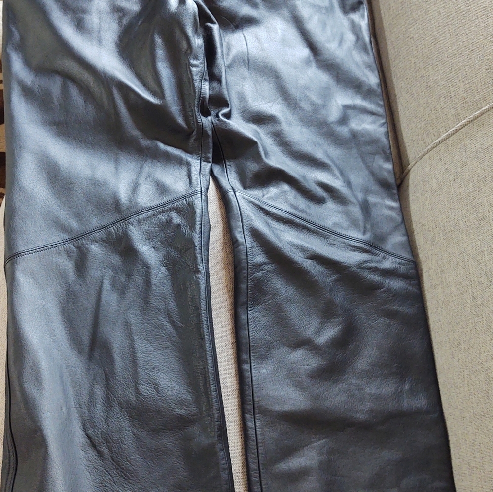 Genuine Harley-Davidson leather riding pants
